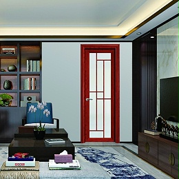 超凡国际门窗银弧系列平开门，让你家的卫生间也别具一格！