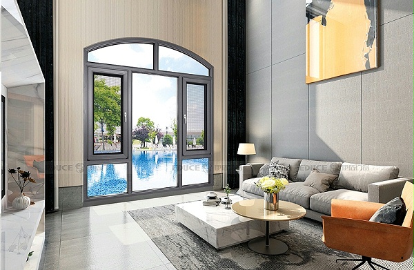 柏林时光平开窗-110mm 灰色